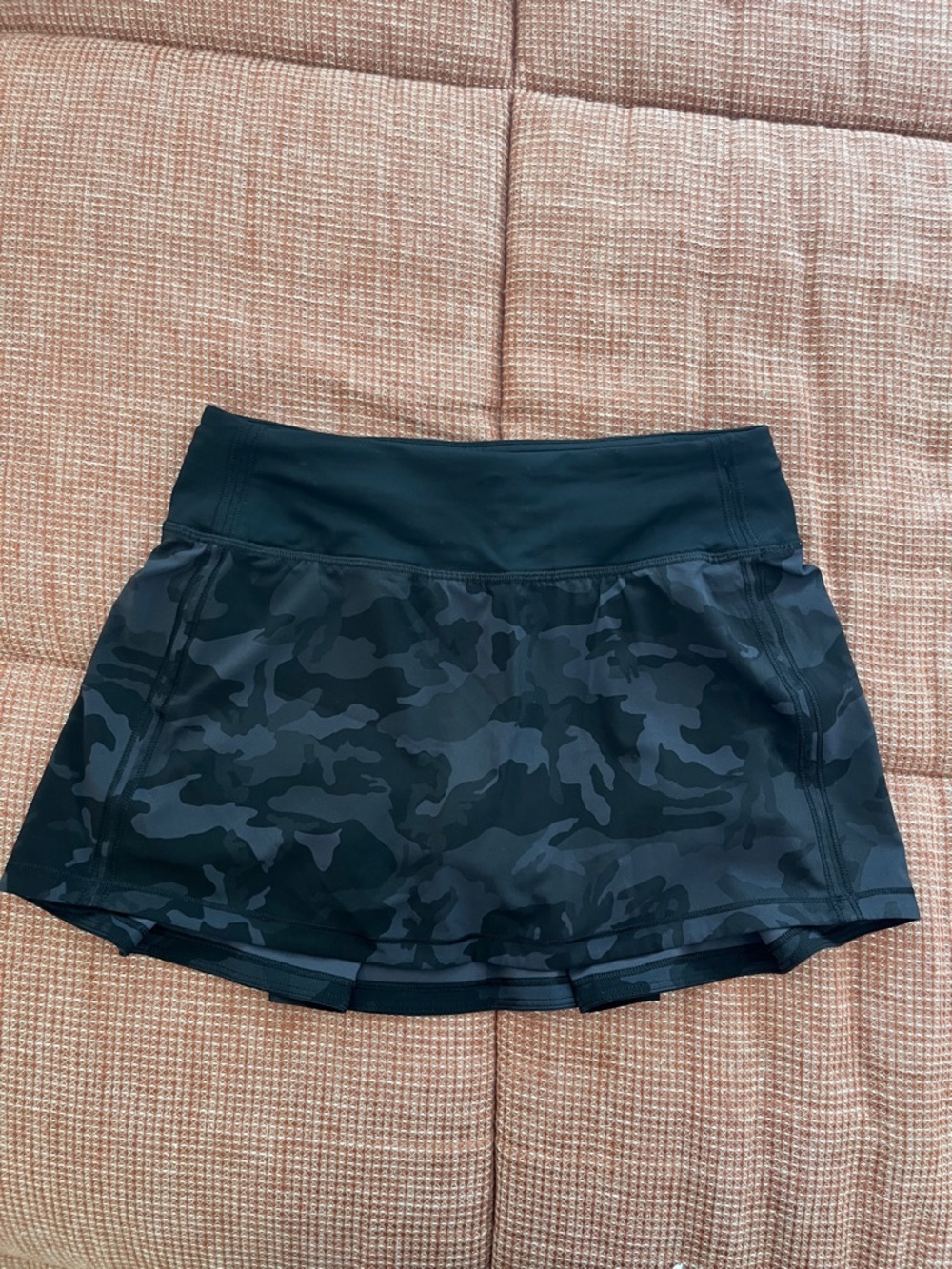 lululemon athletica Black Camo Skort with Built-In Shorts